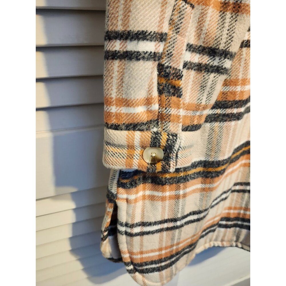NWT Universal Thread Coat Oversized Plaid Quilted Jacket Sz Large - Picture 3 of 13